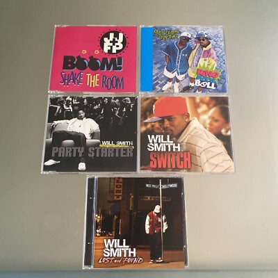 DJ Jazzy Jeff /Fresh Prince/Will Smith UK LOT - Boom! Shake The Room, Bonus Trks