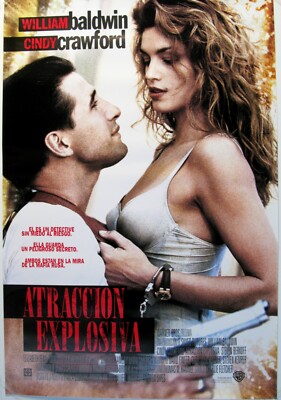 Fair Game/ Atraccion Explosiva, US one sheet 1995 poster Span. rolled, 27x 40''