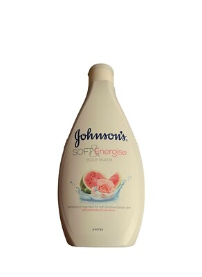 1 Johnson's Soft & Energise Body Wash Watermelon & Rose 13.52 Fl Oz EA
