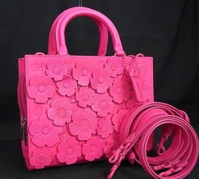 COACH Rogue Bag 25 With Tea Rose Silver/Dragonfruit Pink