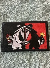SPY VS SPY MAD MAGAZINE 2x3 Embroidered Morale Patch Hook Backing Brand New