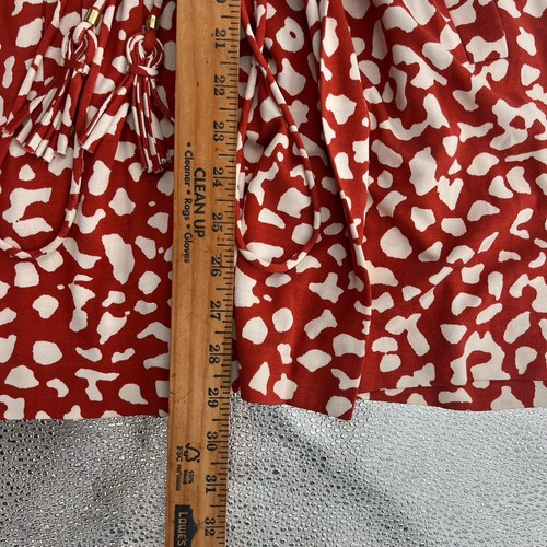 Diane Von Furstenberg Oblixe Wrap Dress Women’s Size 4 Animal Print Silk - Picture 6 of 12