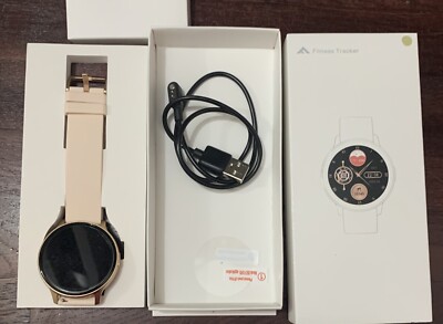 used HuaWise Fit TFT Display Digital Fitness Tracker Smart Watch - S48 pink