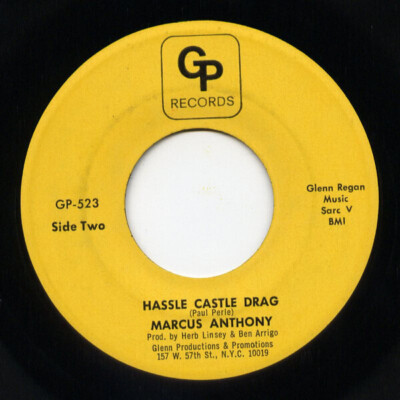 Marcus Anthony Let Me Breathe / Hassle Castle Drag Vinyl Single 7inch GP Reco