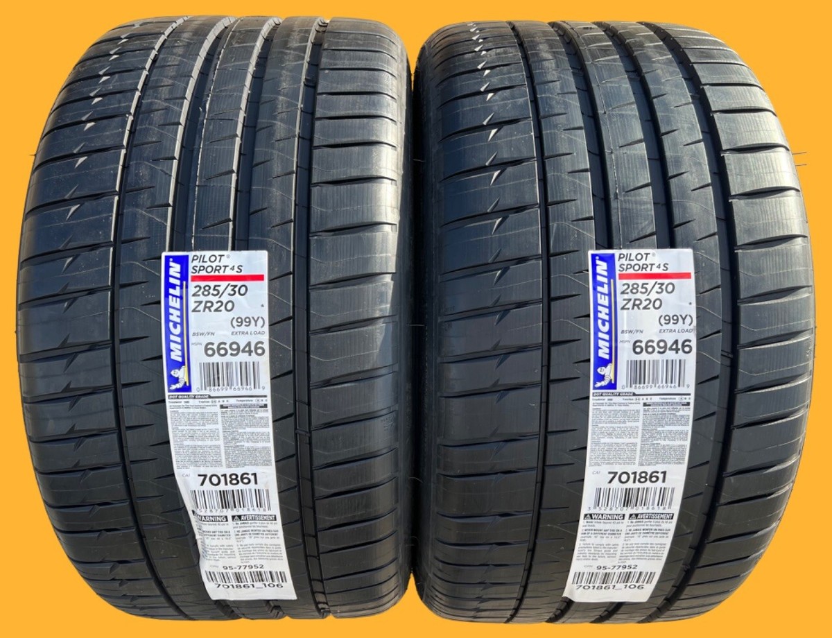285/30ZR20 Michelin Pilot Sport 4S Tires | Set of 2 | 99Y | XL