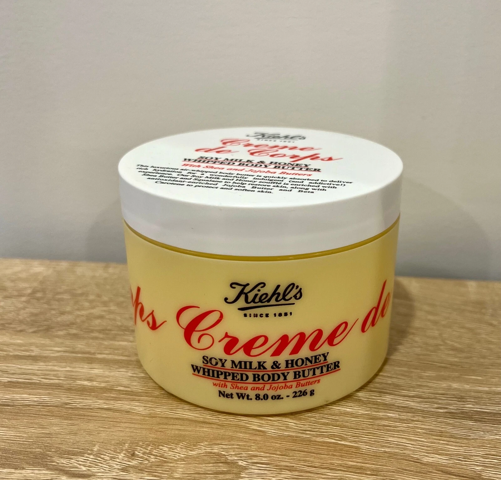 Kiehl's Creme de Corps Soy Milk & Honey Whipped Body Butter 8oz/226g