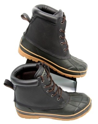 Bottes Imperméables TOTES En Cuir Et Caoutchouc – Taille 12 Homme, Marron, état Comme Neuf