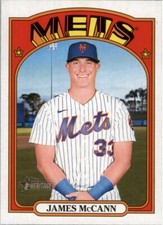 James McCann 2021 Topps Heritage High Number Base #524 New York Mets