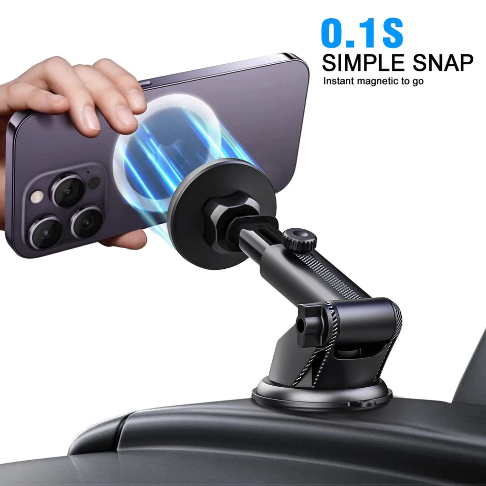MagSafe Phone Holders for Dashboard/Windshield, Car Cup, Air Vent, 360° Rotation - Image 3 of 4