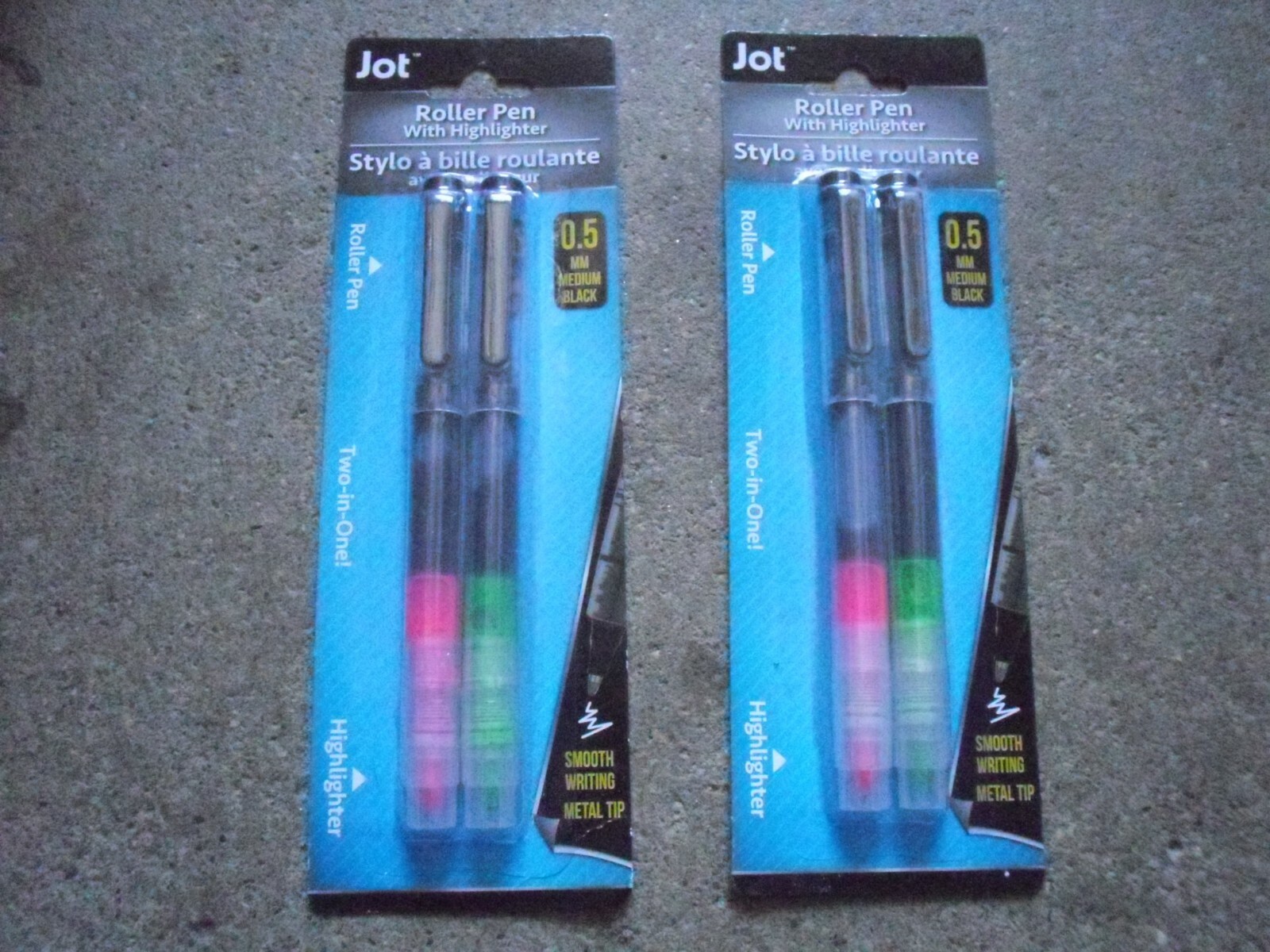 Two In One Roller Pen 0.5 Mm Black