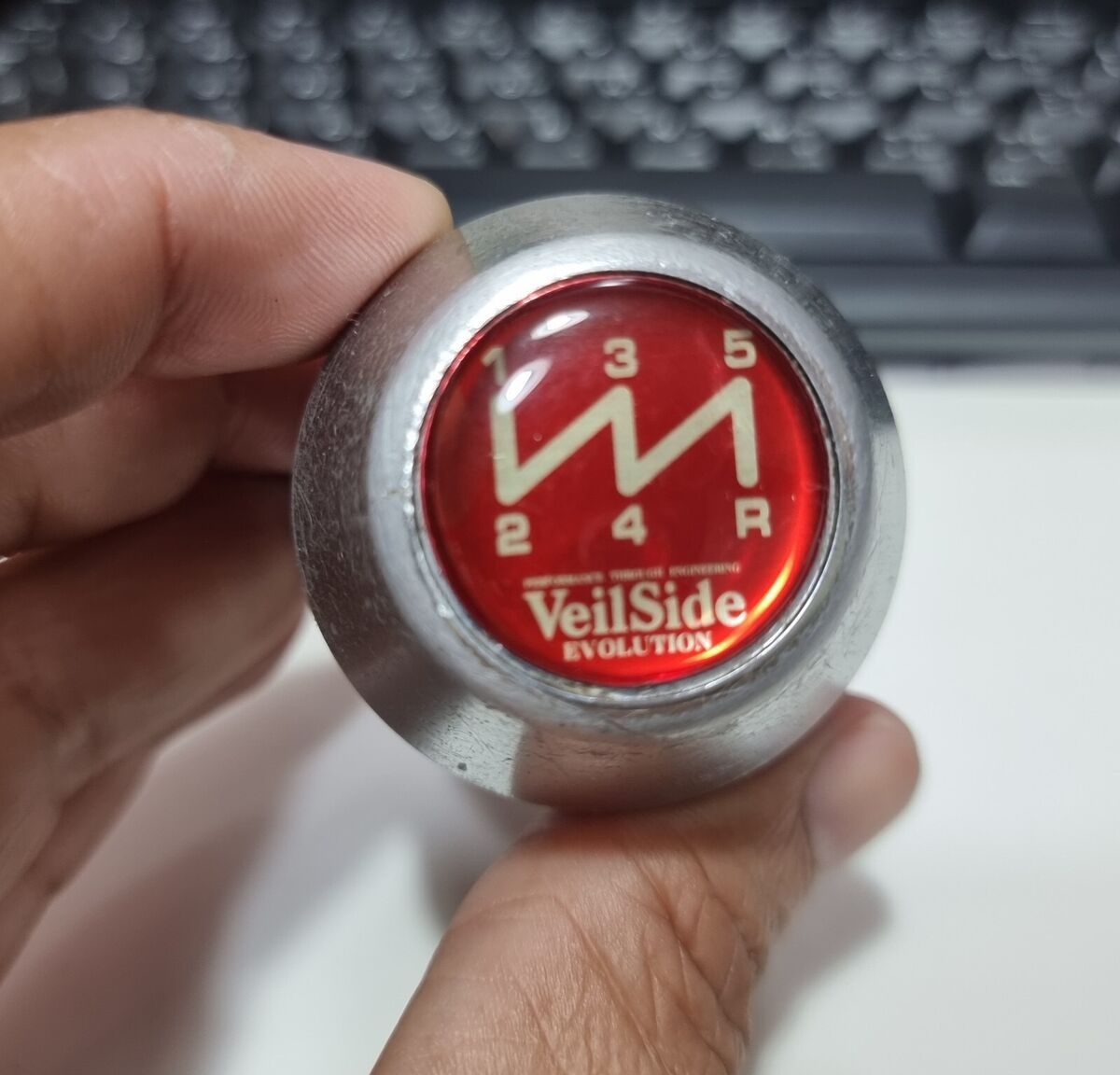 Rare JDM Veilside Evolution Japan 90s Shift Knob Size thred Rare JDM Veilside Evolution Japan 90s Shift Knob Size thred