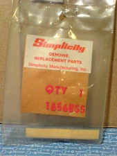 SIMPLICITY 4000, 5000 SERIES MOWER HEIGHT DECAL. 1656855  NOS OEM PART  L-75