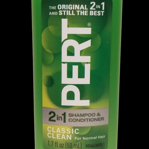 MINI Pert Classic Clean 2in1 SHAMPOO & CONDITIONER Normal Hair 1.7 fl oz Travel - Picture 17 of 24