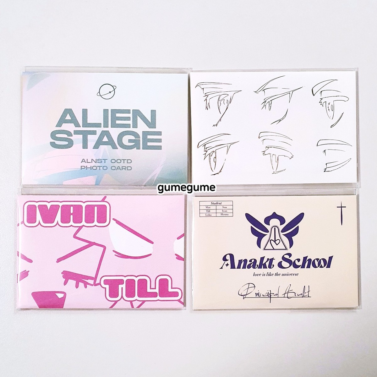 Alien Stage Photocard Ivan Till OOTD Anakt School i-Dol 2nd Pop-Up