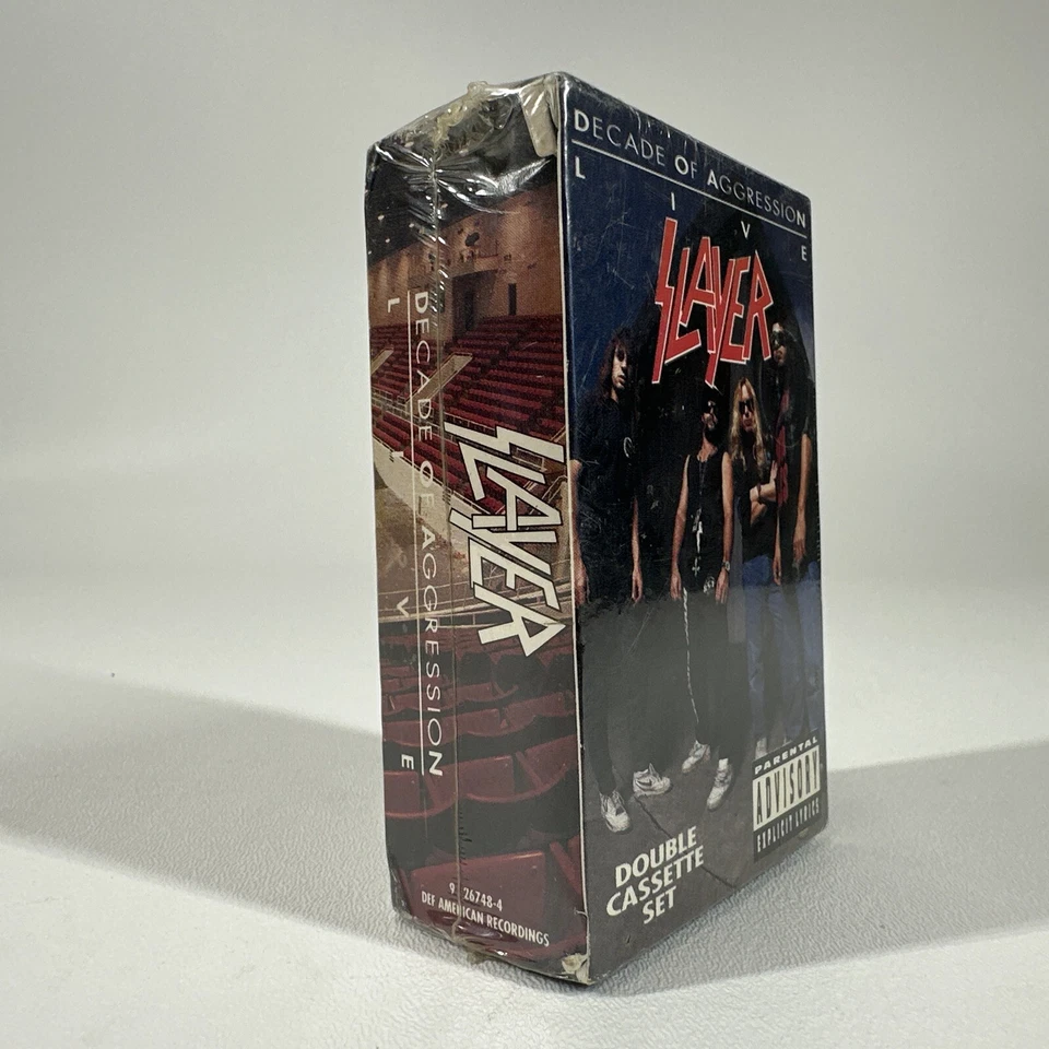 SLAYER - Decade Of Aggression Double Cassette Set Rare Collectable 1991 - Image 2 of 4
