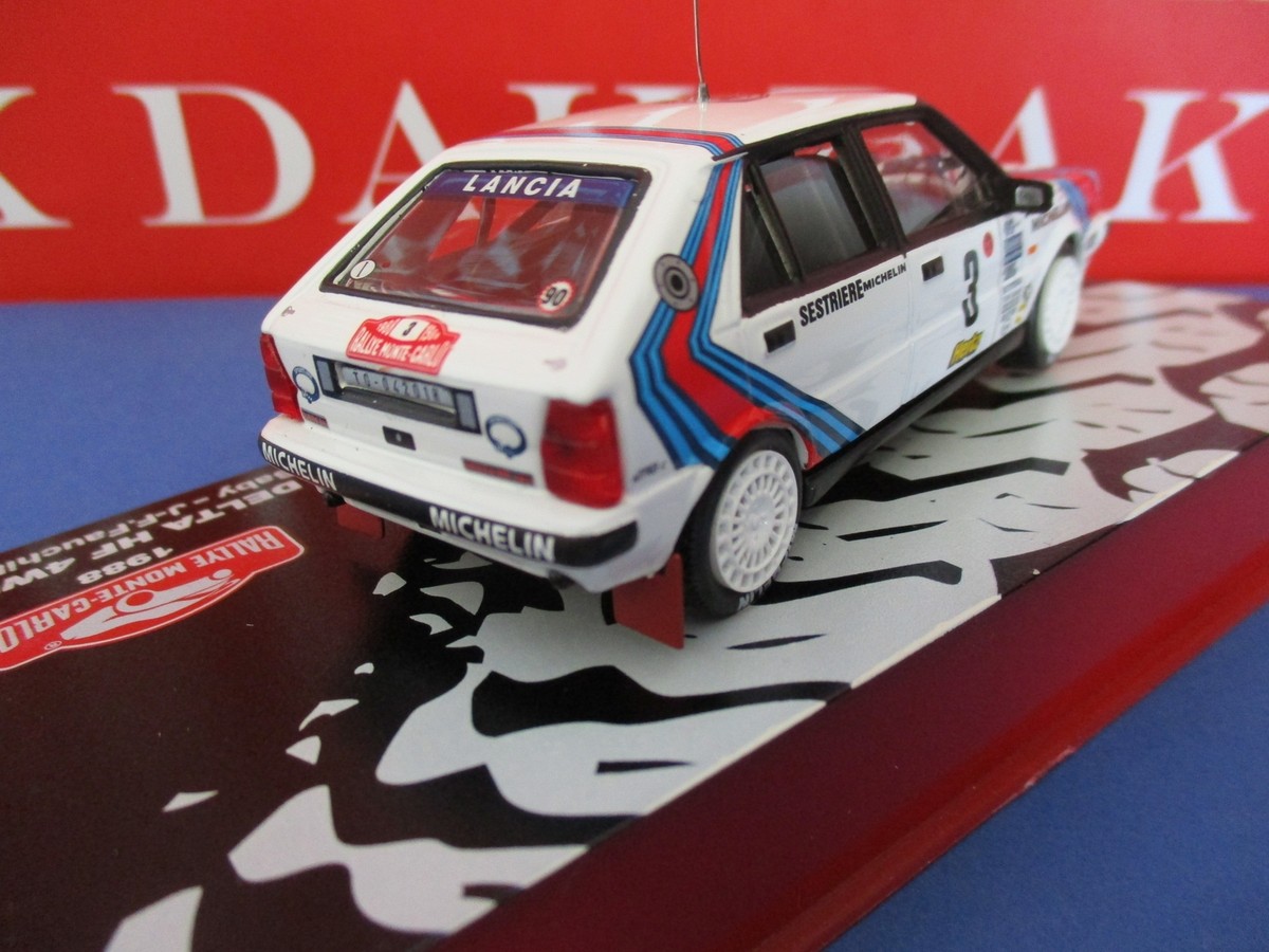 Lancia Delta 4WD N°6 Rallye Monte Carlo 1987 – IXO 1/43 – Miniature Collection En Boîte