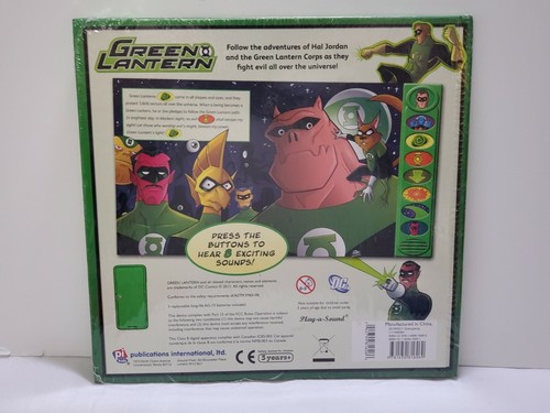 DC Comics Green Lantern Play-a-Sound Book - Foto 2 di 2