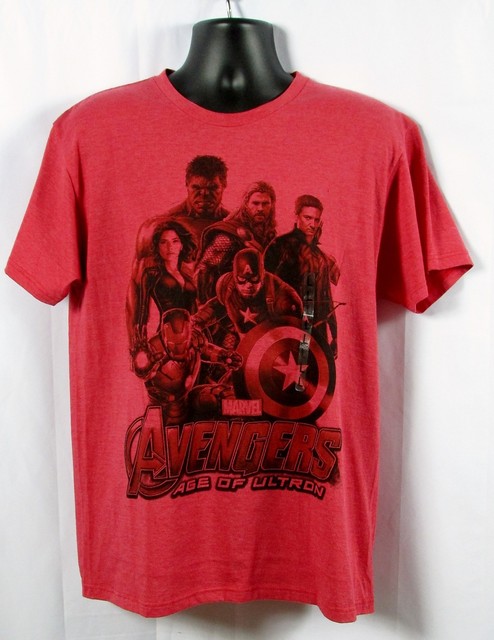 Ultron Super Heros Red T-shirt Size 