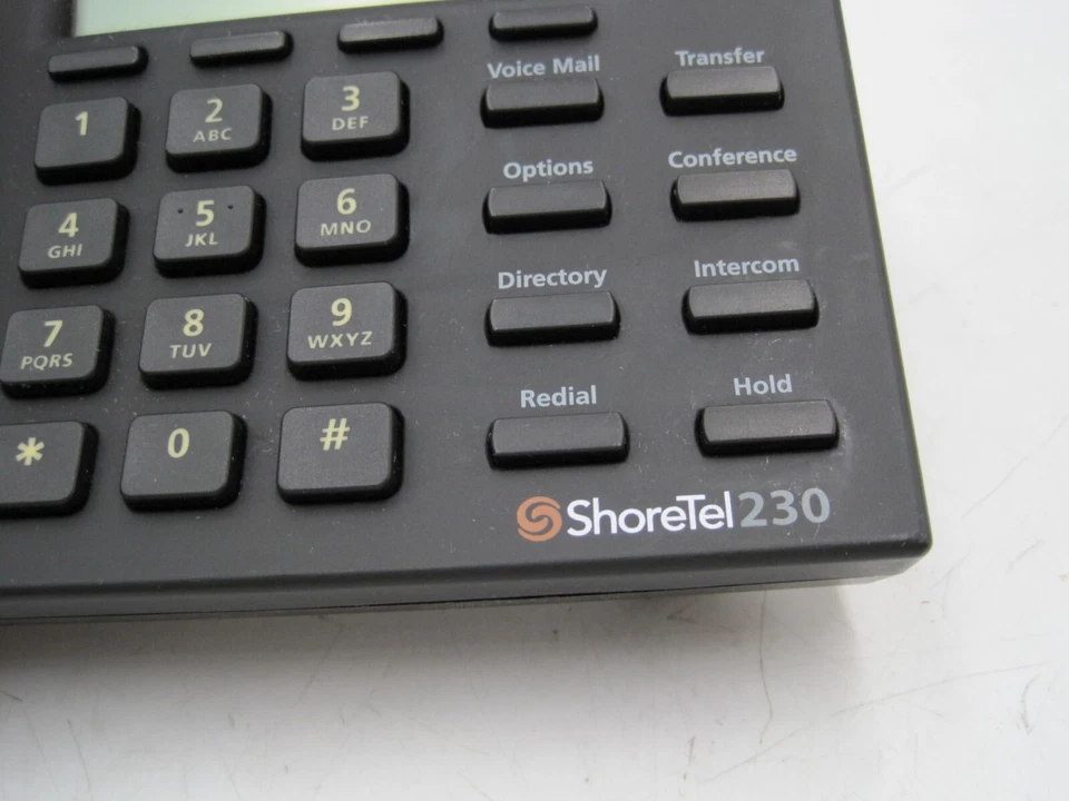 ShoreTel IP 230 3-Line Business Phone No Stand or Handset cable - Image 2 of 2