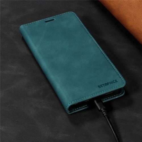 For iPhone 16e 15 14 13 12 11 Pro Max 8+ SE Case Wallet Leather RFID Flip Cover - Picture 38 of 66