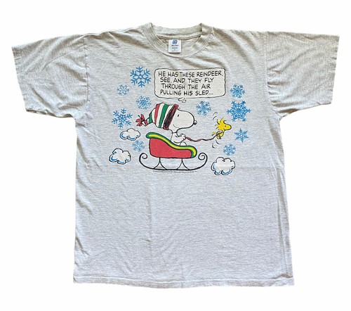 Vintage 90s Snoopy Peanuts Christmas 
