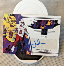 2023 Panini Chronicles Draft Picks Canvas Creations Jalen Cropper CC-JCR (40/49)