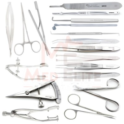 BASIC OPHTHALMIC EYE MICRO SURGERY SURGICAL INSTRUMENTS SET