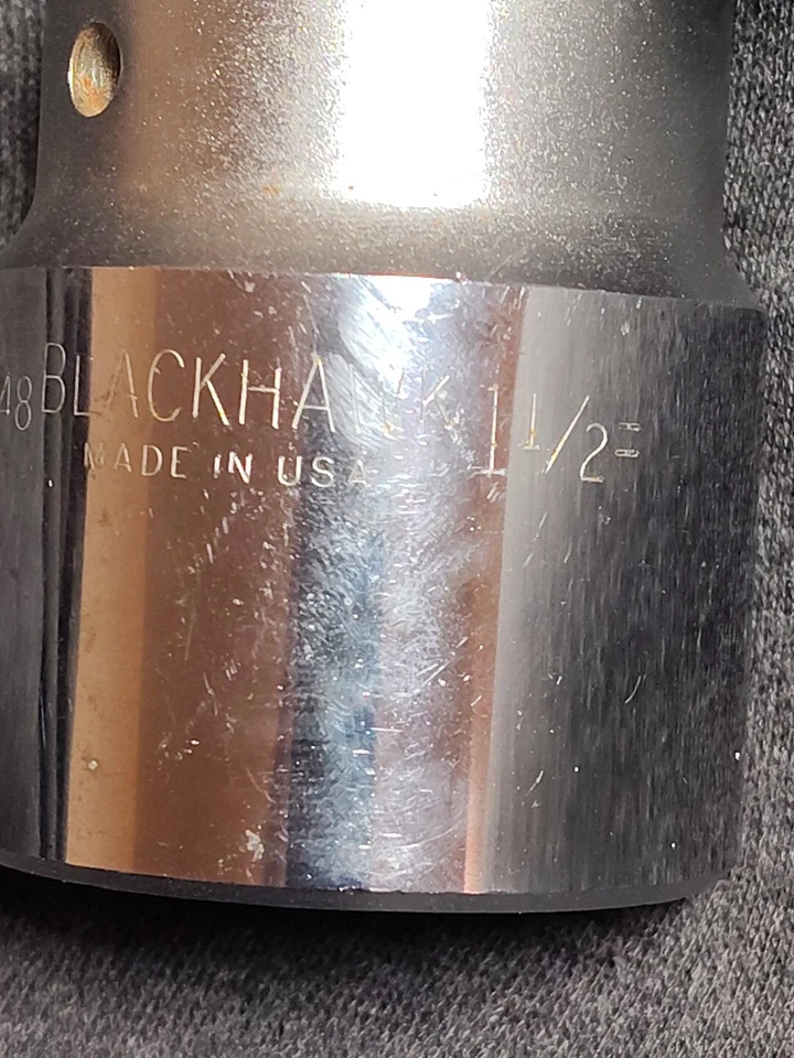 Blackhawk 60048 1-1/2" SAE Chrome 12-Point Socket - 3/4" Square Drive - Image 3 of 4