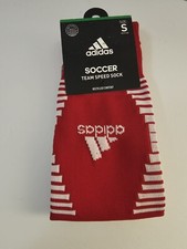 Adidas Soccer Team Speed Over The Calf Compression Socks Red Youth Size Small