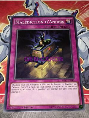 Yu Gi Oh Karte FLUCH DES ANUBIS LDK2-FRJ40x3