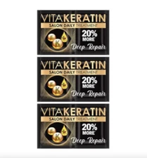 Vitakeratin Treatment Deep Repair 3 x 24ml (3 Sachet)