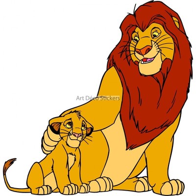 Stickers Fenetre Le Roi Lion Ref Home Decor Home Garden Decals Stickers Vinyl Art