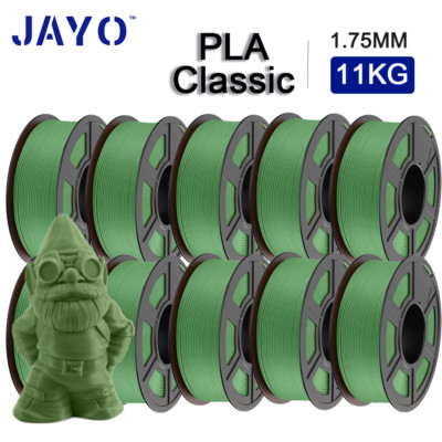 JAYO 10KG PLA Classic Olivgrün High-Speed 3D Drucker Filament 1,1KG/SET 1,75mm