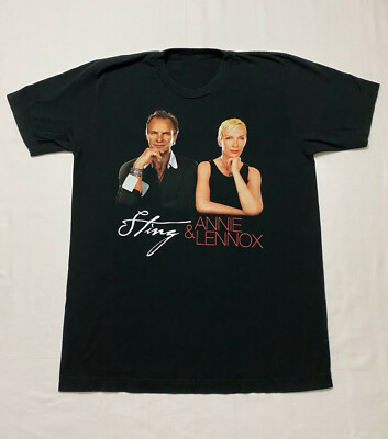 Vintage Sting & Annie Lennox 2004  Sacred Love  Shirt Schwarz Unisex