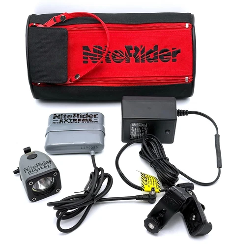 NiteRider Pro 15w Halogen Bike Light Digital Extreme w/ Battery, Charger & Mount