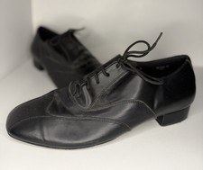 Dance Club Black Men's Ballroom Dance Shoes Size 10 Classic Comfortable