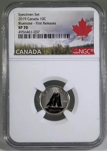 2019 CANADA 10 CENT NGC SP70 QUEEN ELIZABETH DIME RARE TOP GRADE FIRST RELEASES
