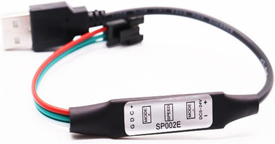 3Key Mini USB SP002E Controller for WS2811 WS2812B SK6812RGB(NOT RGBW) Addressab