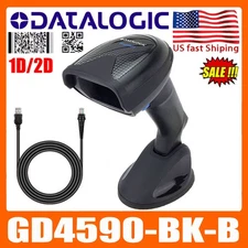 Datalogic Gryphon GD4590 1D 2D Barcode Scanner GD4590-BK-B With USB Cable USA