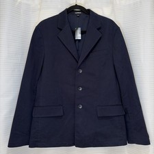 NWT 178 EXPRESS JACKET BLAZER 38R SLIM NAVY BLUE NEW COTTON BLEND CASUAL COAT