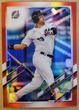 2021 Topps Chrome #53 Leonys Martin NPB RED REFRACTOR /5 🔥 🔥 