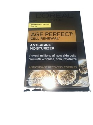 L Oreal Age Perfect Cell Renewal Anti-Aging  Moisturizer 1.7 oz