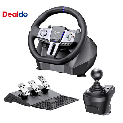 V9 GEN2 Gaming Steering Wheel for PC, Xbox & PS4-270°/900° USB Sim Racing Wheel