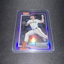 2026 Topps Series 1 Baseball #184 Carson Whisenhunt Purple Rainbow Foil /250