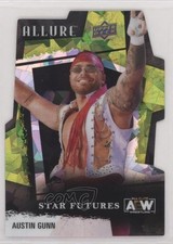 2022 Upper Deck Allure AEW Star Futures Green Rainbow 25/99 Austin Gunn 11q6