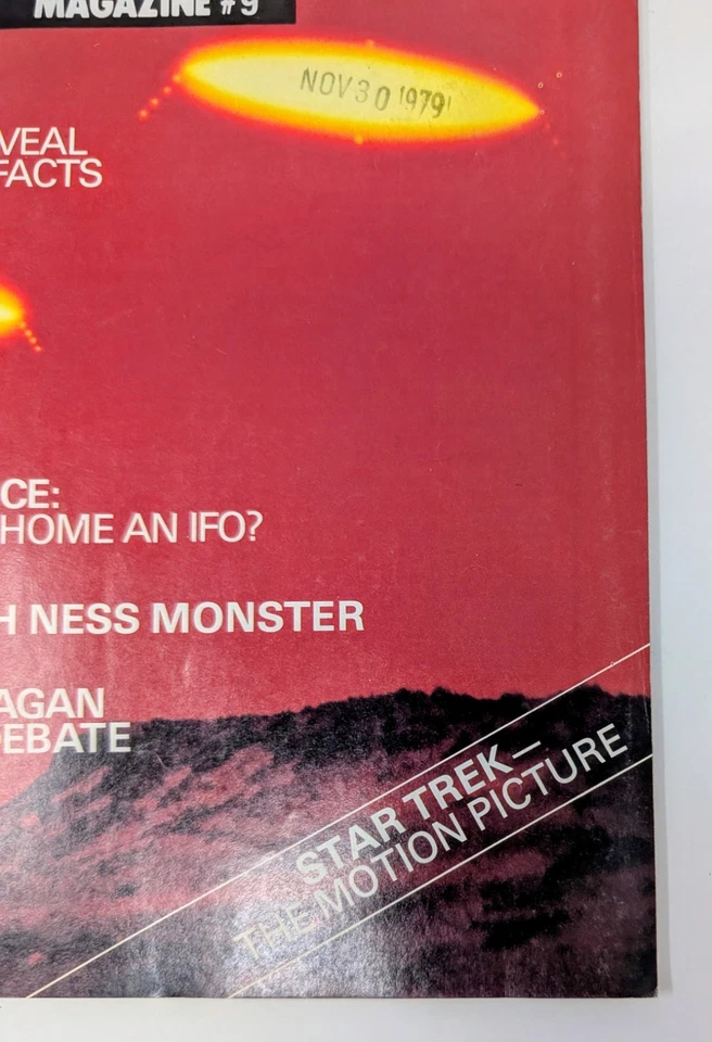 Ideal's UFO Magazine #9 - February 1980 - Journey Beyond Time (Bagged/Boarded) - Image 4 of 4