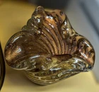 Vintage Murano Art Glass Bowl Mid Century Modern