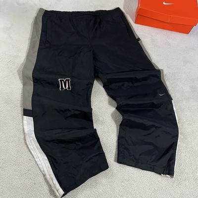 Nike Vintage Parachute Trackpants Schwarz Größe L Sehr Guter Zustand