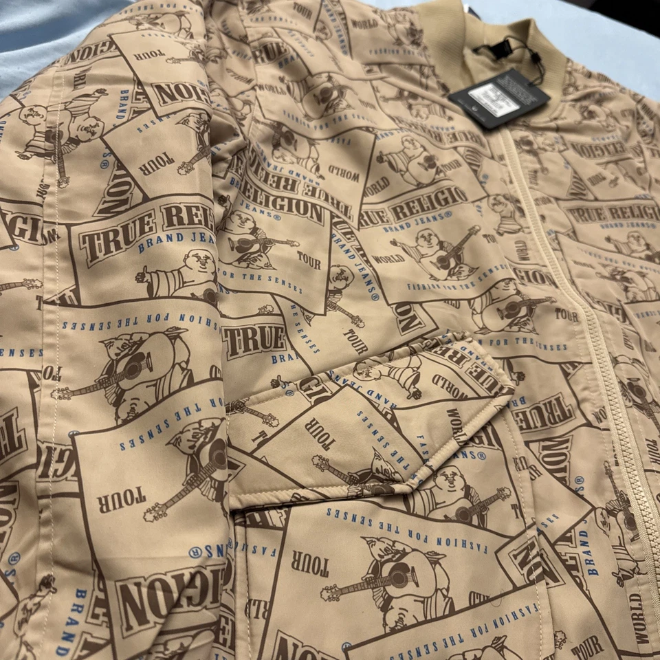 Chaqueta TRUE RELIGION Nueva Con Etiquetas TALLA Mediana COLOR Travertino. Foto 2 de 4