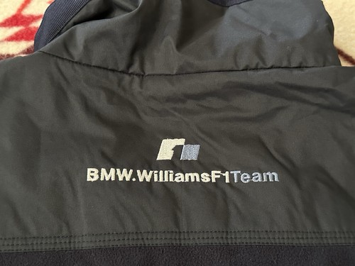 BMW Williams F1 Team Fleece 1/4 Zip Jacket Lightly Used 2001 Y2K Small - Picture 15 of 15